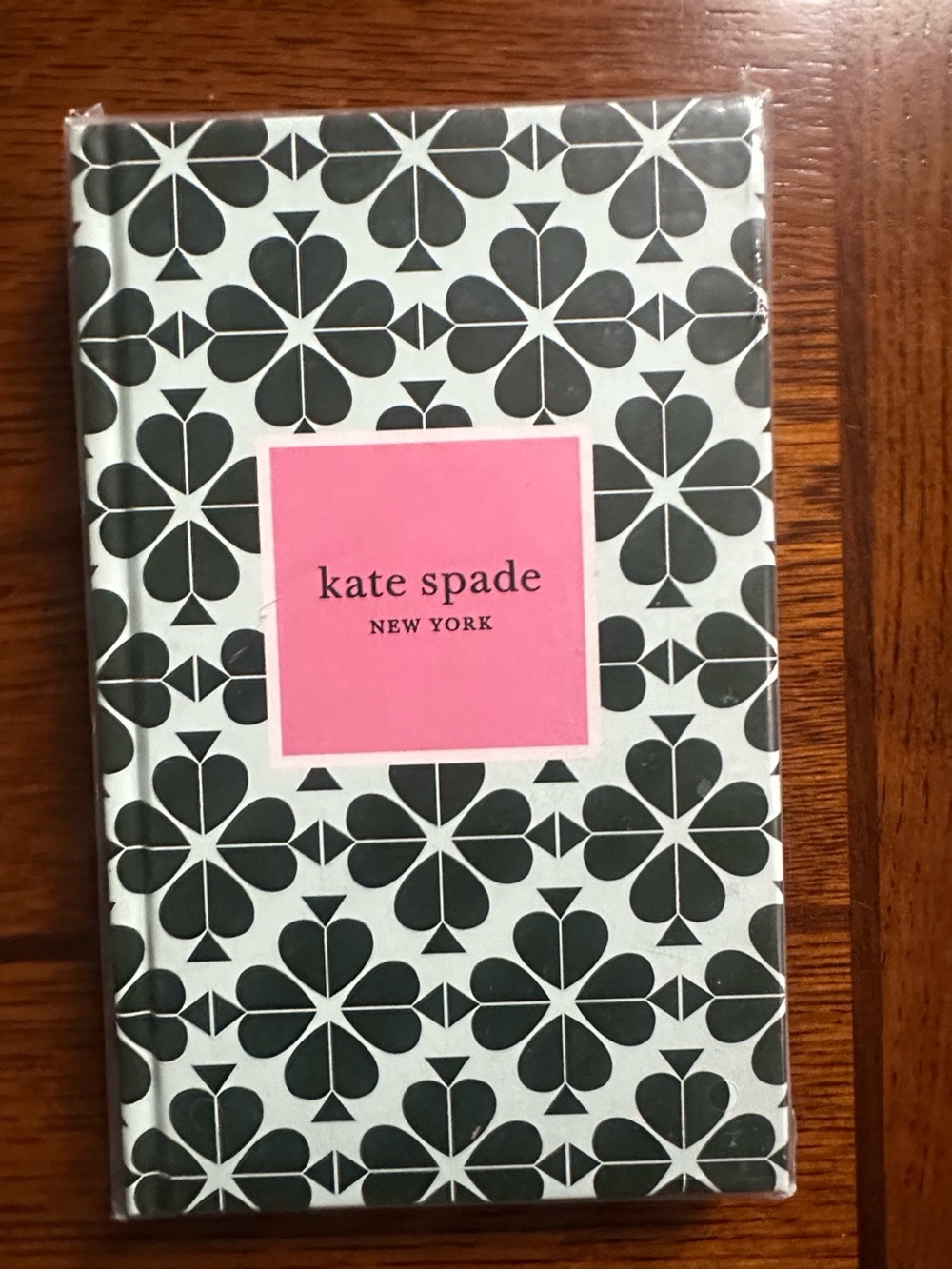 NIP 2- pack Kate spade Black & White 
Pink & white Clover Hardcover Notebook
